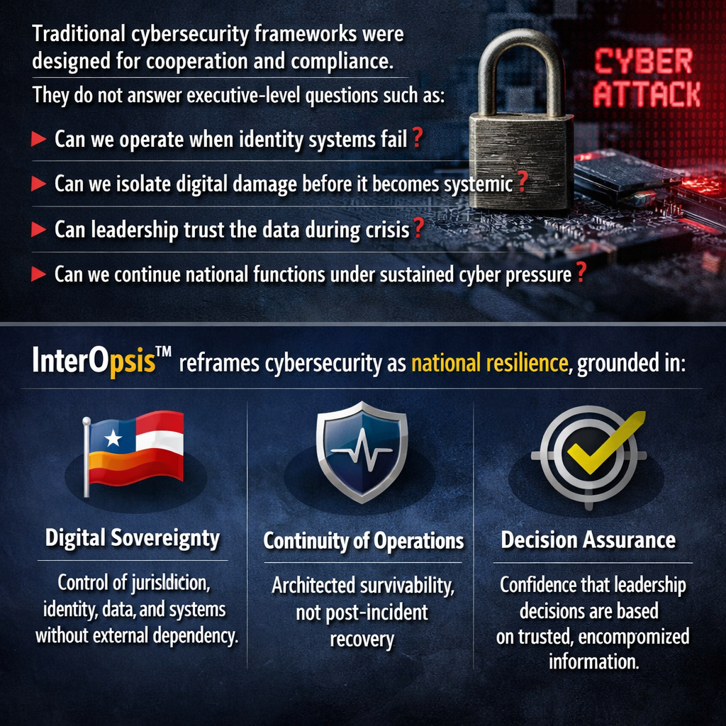 photographic Traditional cybersecurity frameworks were designed for cooperation and complianceThey do not answer executivelevel questions such as Can-1