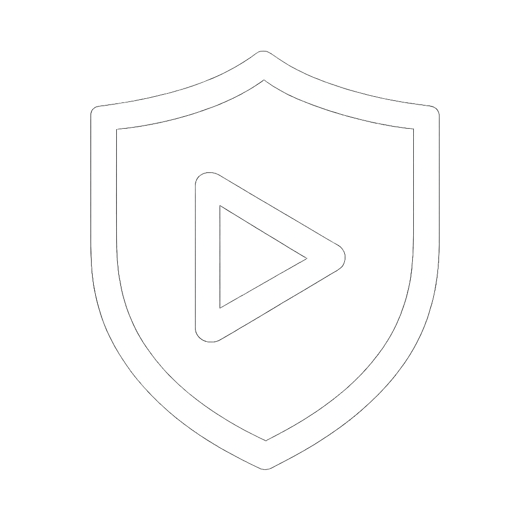 Secure Media Play Icon Secure Media Play Icon
